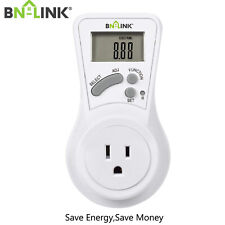 BN-LINK Digital LCD Display Electricity Usage Monitor Plug in Power Energy Meter