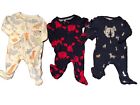 Baby Boy Newborn Sleepers Zip Up Pajama Clothes Lot Bundle Sleep & Play Outfits