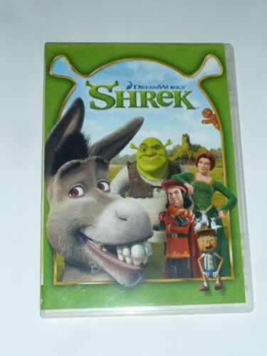 Shrek DVD 2001 kids cartoon movie ogre fairy tales slim Widescreen Edition!