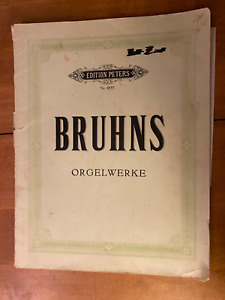 Nicolaus Bruhns Orgelwerke  Organ works Sheet Music Peters