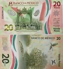 Mexico 20 Pesos 2021 P 136 Polymer Commemorative Random Date & Signature UNC
