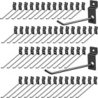 100 Pack Slatwall Hooks 6 and 8 Inch Panel Display Hooks Slatwall Accessories He