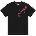 Hugo Boss Kids Short Sleeve Tee-Shirt Black [G25105-09B]
