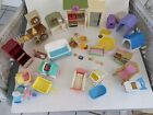 Lot of 34 Pieces Fisher Price Loving Family Doll House Furniture & Accessories