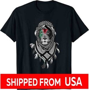Palestinian Lion Free Palestine Free Gaza Palestine Flag T-Shirt