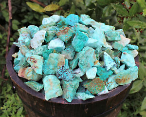 Turquoise Rough Natural Stones Bulk Wholesale lots - Natural Turquoise Crystals