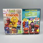 Lot of 2 Sesame Street DVD Best of Friends & Learning Essential 3-Pack Discs