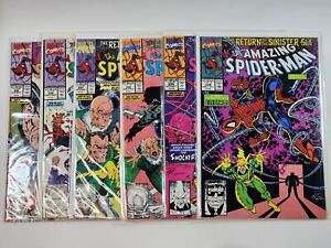 Amazing Spider-Man 334 335 336 337 338 339 Return of the Sinister Six Pt 1-6
