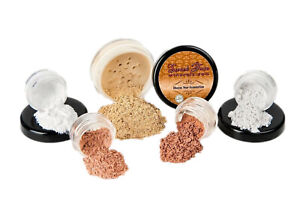 STARTER SET (BEIGE) Mineral Makeup Kit Bare Skin Sheer Powder Matte Foundation