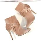 Justfab Womens Karolina Ankle Booties Pink Pointed Toe Stiletto Heels 9.5 New