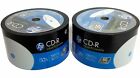100 HP CD-R CDR  White Inkjet Hub Printable Disc 700MB 80 Min Blank 2X50pk
