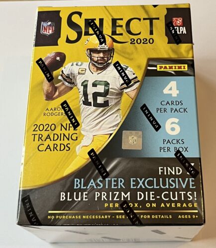 2020 Panini Select Football NFL Blaster Box 'Aaron Rodgers' Factory Sealed