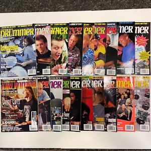 Lot of (19) MODERN DRUMMER Magazines-Various Issues 97’-98’) Phil Collins - Tool