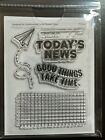 Studio Calico 3x4 Clear Stamp Set T28967 Todays News Good Things Take Time