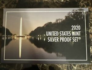 2020 United States Mint Silver Proof Set  W/Bonus Nickel, Box And COA