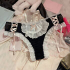 Japanese Lolita Girls Lace Bow Panties Thongs T-Back Sexy Maid Cute Underwear