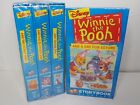 Disney Winnie The Pooh VHS Storybook Classics  Lot of 4 SEALED!