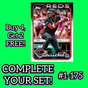 2024 Topps Series 1 Baseball Commons COMPLETE YOUR SET! Pick Cards #1-175 🔥💎🔥