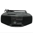 New ListingSony Portable Stereo Boombox CD Player Radio Cassette-Corder CFD-V35 TESTED