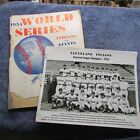World Series Program 1954  Cleveland Vs. Giants &  Extra Photo