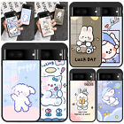 Lovely ​Glass Silicone Phone Case Cover For Google Pixel 8 Pro 7A 6A 5 5G 4 Asus