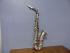Antique Early Silver York Alto Saxophone Grand Rapids Michigan Serial # 71852