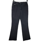 Lee Women's Relaxed Bootcut Jeans Size 10 Long Medium Wash Black Denim 31X33