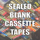 BLANK SEALED CASSETTE TAPES - Normal & High Bias - New Audio Tape Lot Vintage 90
