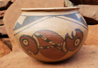 Vintage Hopi Pottery Polychrome Pot 6