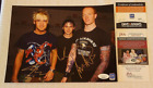 EVE 6 Autographed Tri Signed 8x10 Photo Band Group JSA Collins Siebels Meyers