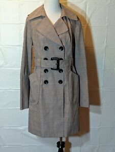 The Limited Trench Coat Size XS Fall Spring Plaid