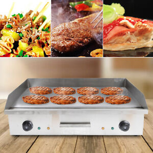 Heavy Duty 4400W Commercial Electric Countertop Griddle Flat Top Grill Pad 110V