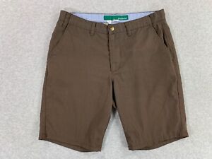 Toddland Polyester Cotton Blend Chino Shorts (Men's 32) Brown