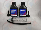 Two Supercharger Oil w/ Syringe 4 ounce Bottle Eaton Coupler - Oil Change kit (For: Toyota Previa)