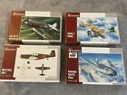 Lot Of 4 planes (Hawk boomerang Mustang yak) 1/72 scale special hobby