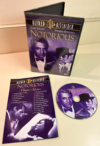 New ListingNotorious DVD + Insert, Alfred Hitchcock, Cary Grant, Ingrid Bergman