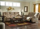 NEW Modern Living Room Set - Brown Fabric Reclining Sofa Loveseat Furniture IF1G