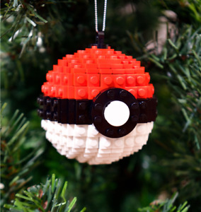 Christmas Tree Ornament - all parts included, using 100% authentic LEGO® bricks