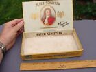 RARE ANTIQUE WOOD CIGAR BOX FEATURING PETER SCHUYLER FIRST MAYOR ALBANY NY