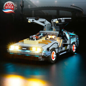 LocoLee LED Light Kit for Lego 10300 Back to the Future DeLorean Time Machine