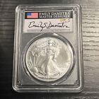 New Listing2021 Type 2 Silver Eagle PCGS MS70 First Strike, Signed Emily Damstra Flag Label
