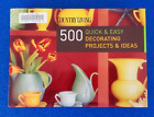 COUNTRY LIVING'S 500 QUICK/EASY DECORATING PROJECTS/IDEAS HARDCOVER SHIPS FREE