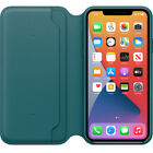 Genuine Apple Leather Folio Case for iPhone 11 Pro Max - Peacock (Green) - New