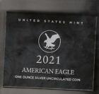 2021 W Unc Silver Eagle  ( Type 2 )  ( Mint Sold Out )