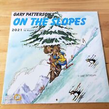 GARY PATTERSON'S ON THE SLOPES 2021 WALL CALENDAR 12x12/16 month Bright Day