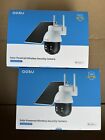 Solar Security Camera Wireless Outdoor System 3K/5MP Battery Powered 2 Pack