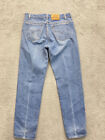 VINTAGE Levis 505 Jeans Mens 38x34 Orange Tab Blue Regular Straight Made in USA