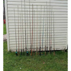New ListingLot of (18) Vintage  Spinning Baitcasting Fishing Poles Rods
