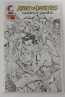ARMY OF DARKNESS #1 Ashes 2 Ashes J Scott Campbell UNTOUCHED Sketch VARIANT 2004