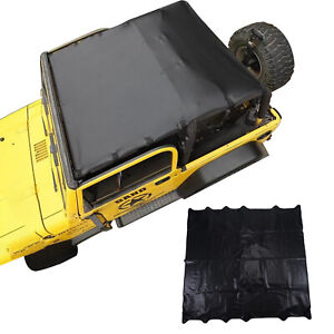 Bikini Leather Top Roof Sunshade for 1997-2006 Jeep Wrangler TJ  Soft Cover (For: More than one vehicle)